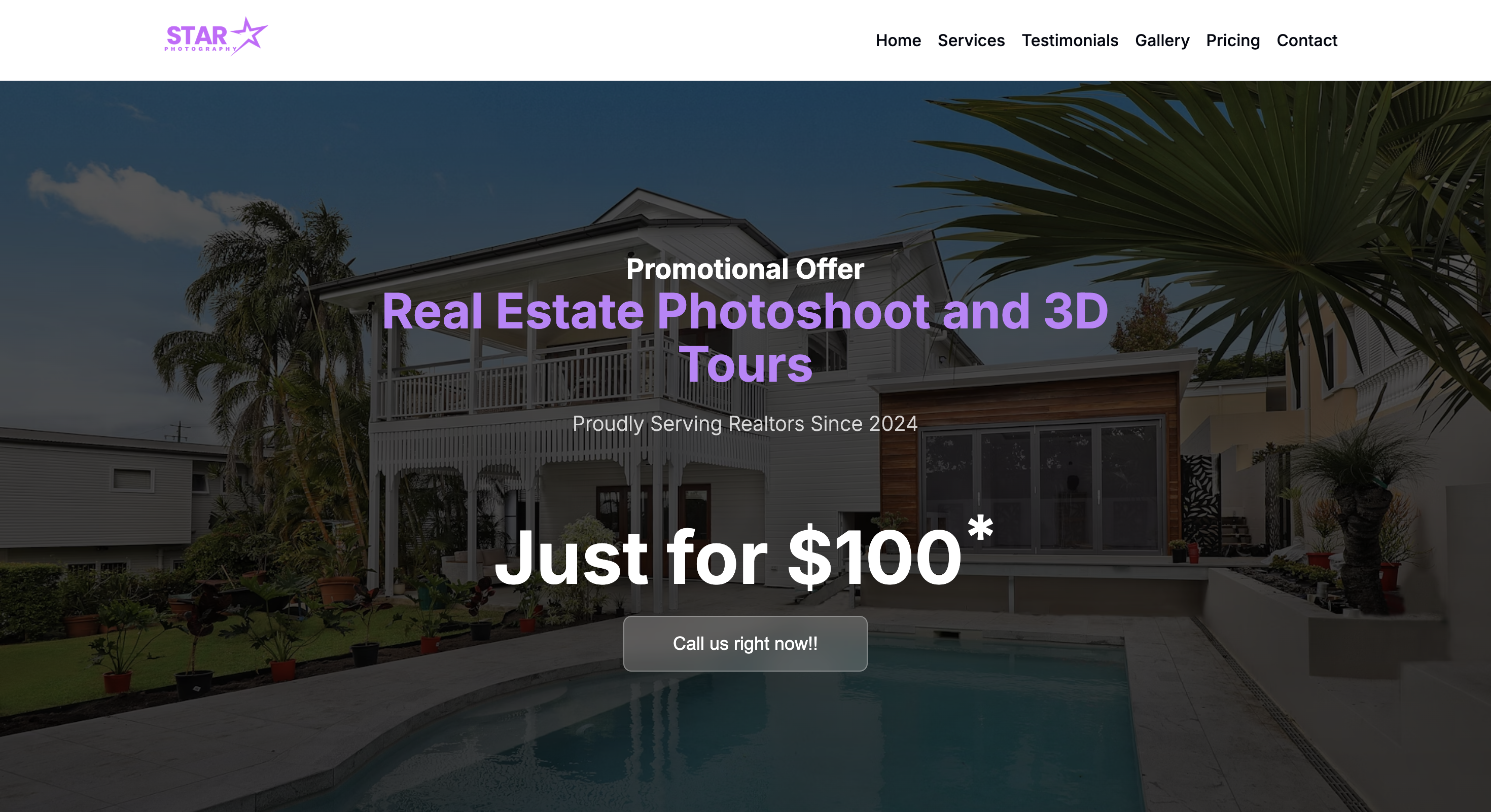 Star Photography Website