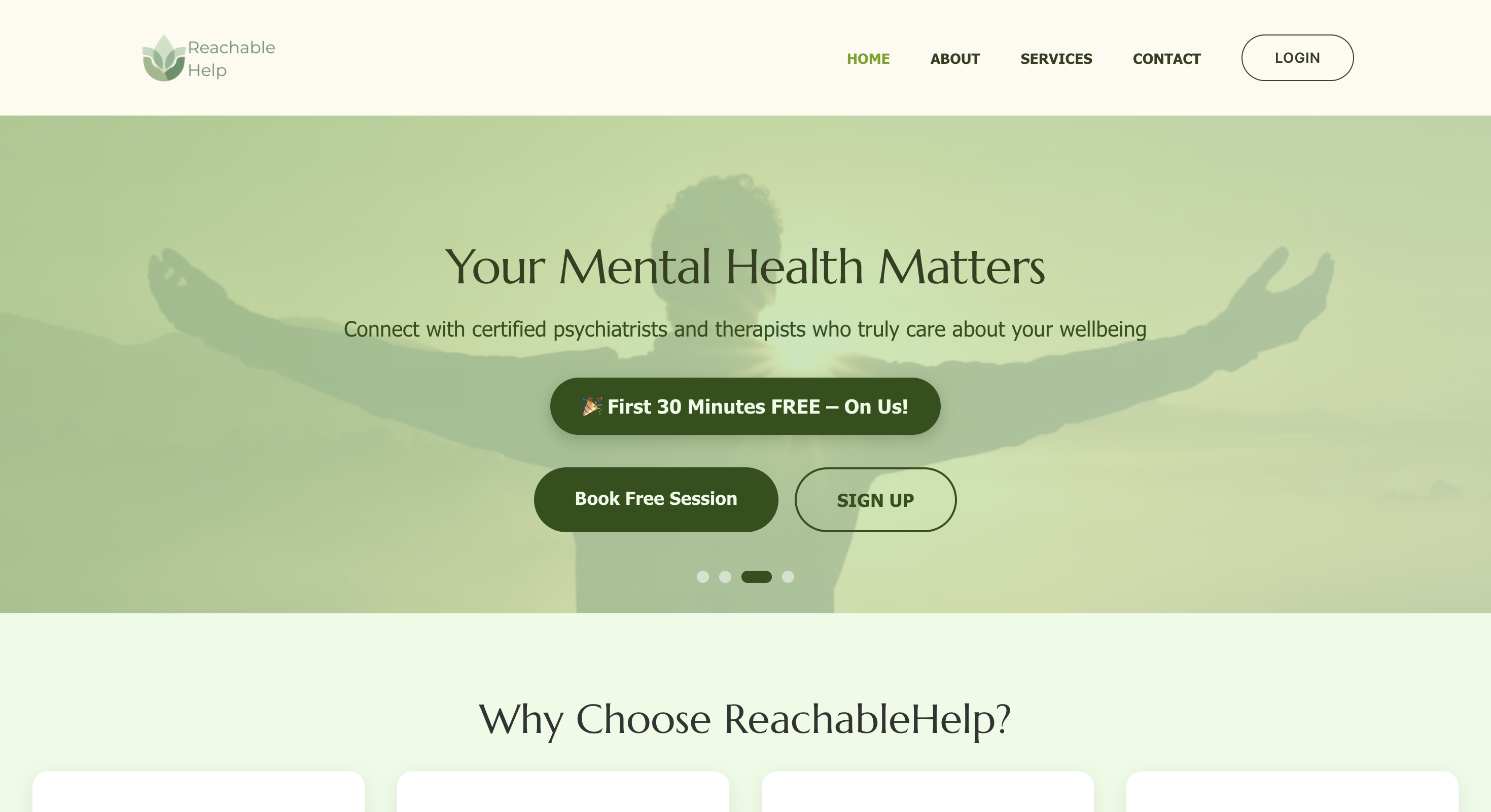 Reachable Help Website